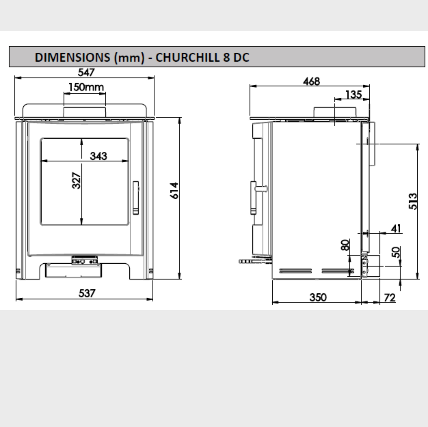 0014490 churchill 8 convection dc